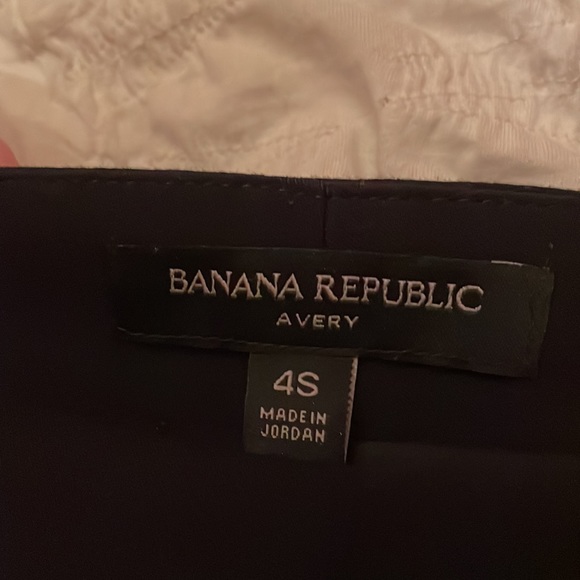 Banana republic black pants gold buttons - Picture 3 of 4